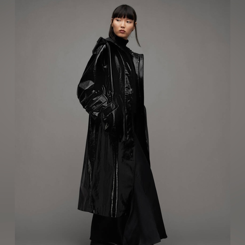 AllSaints Shine Trench Coat NWT